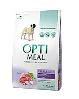 Optimeal (Оптимил) Dog Adult Small Breed Duck для собак малых пород утка 4 кг