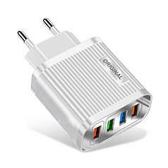 Мережевий зарядний пристрій Alitek Original 4 Port USB: QC3.0 + 3x3.1A White