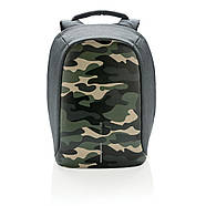 Міський рюкзак-антизлодій XD Design Bobby Compact Camouflage Green (камуфляжний), фото 2