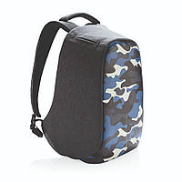 Городской рюкзак антивор XD Design Bobby Compact Camouflage Blue (камуфляжный)