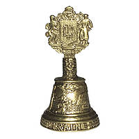 Колокольчик сувенир из бронзы Украина