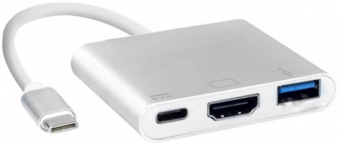 Адаптер USB 3.1 Type-C to HDMI PD USB3.0 конвертер перетворювач перехідник