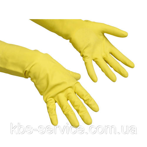 Рукавички латексні Контракт, розмір S, Vileda Professional