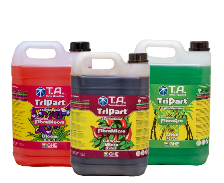 Добриво для гідропоніки Tripart Terra Aquatica (GHE) Hard Water по 5 л