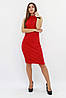 Коктейльное женское платье Golden, красный, фото 2
