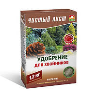Удобрение для хвойных растений минеральное 1.2 кг Чистый лист, Kvitofor