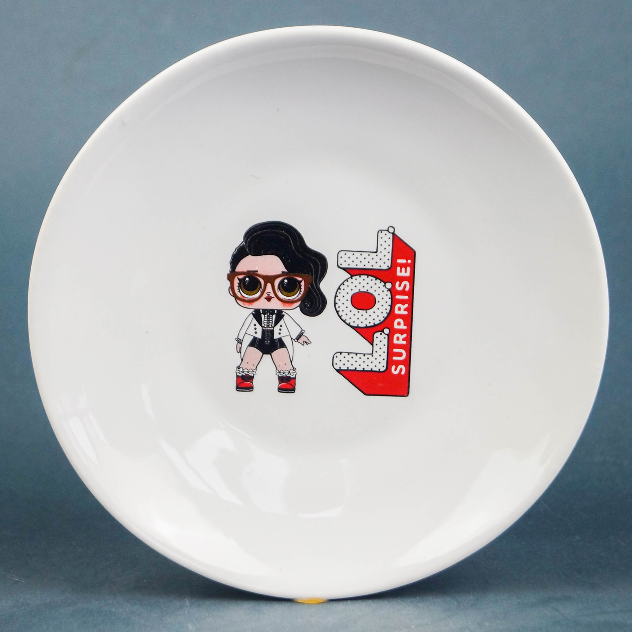 Керамическая тарелка для девочки с куклами Лол в ассортименте 19 см - фото 1 - id-p1297642305
