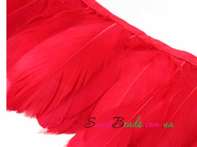 Пір'я гусячі — 2, червоні, фото 1