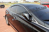 Дефлектори вікон із хром смугою (вітровики) Hyundai Grandeur 2011-2015 6 шт.(D956) Auto Clover, фото 4
