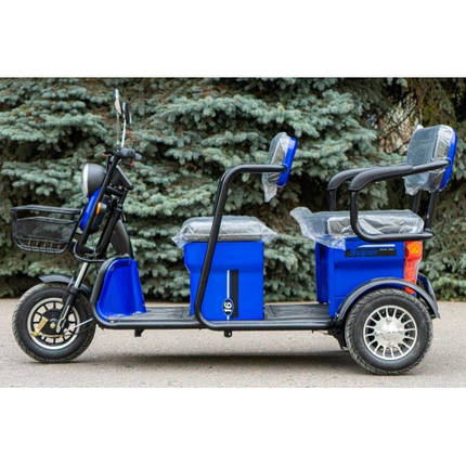 Триколісний електричний скутер VEGA HELP 650 (Blue), фото 1