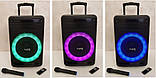 Колонка акумуляторна з мікрофоном TMG ORIGINAL 200 W (Bluetooth/USB/FM/TWS), фото 3