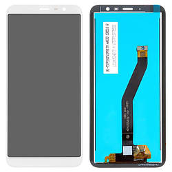 Дисплей для Meizu M6T (M811H), модуль в зборі (екран і сенсор), оригінал Білий
