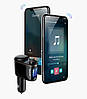 Bluetooth FM передатчик Baseus автомобільний зарядний пристрій 2USB 3.4A Black (CCALL-RH), фото 2