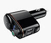 Bluetooth FM передатчик Baseus автомобільний зарядний пристрій 2USB 3.4A Black (CCALL-RH), фото 6