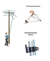 Приспособление для обрезки проводов ВЛ 0,4 кВ с поверхности земли ПРЛ-0,4 до 1 кВ