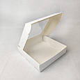 Коробка для пряників "біла" 150*150*35 (з плівкою), фото 2