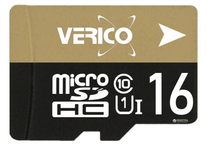 Карта памяти Verico MicroSDHC 16GB UHS-I Class 10 (KG-474)
