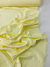 Муслін (бавовняна тканина) жовтий однотон (ширина 1,55 м)