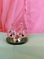 Статуетка лебідь з кристалом 6 см