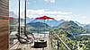 Сонцезахисний вуличний парасолька на центральній нозі Alu-Smart (Glatz, Швейцарія) для ресторану, готелю, тераси, фото 5