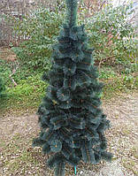 Новогодняя искусственная сосна елка темно-зеленая заснеженная (ПВХ) А5267-2