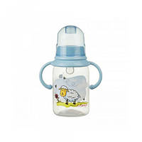 Пляшечка з ручками 125 мл. Akuku A0012 blue