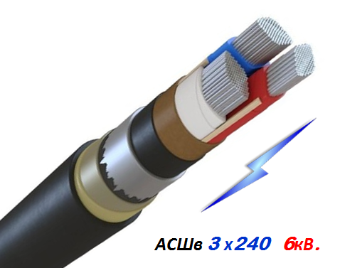 Кабель ВВГнг 3х35 мідний ГОСТ ЗЗЦМ