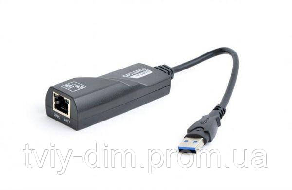 Мережевий адаптер USB Gembird NIC-U3-02 USB LAN 10/100/1000Mb (код 868149)