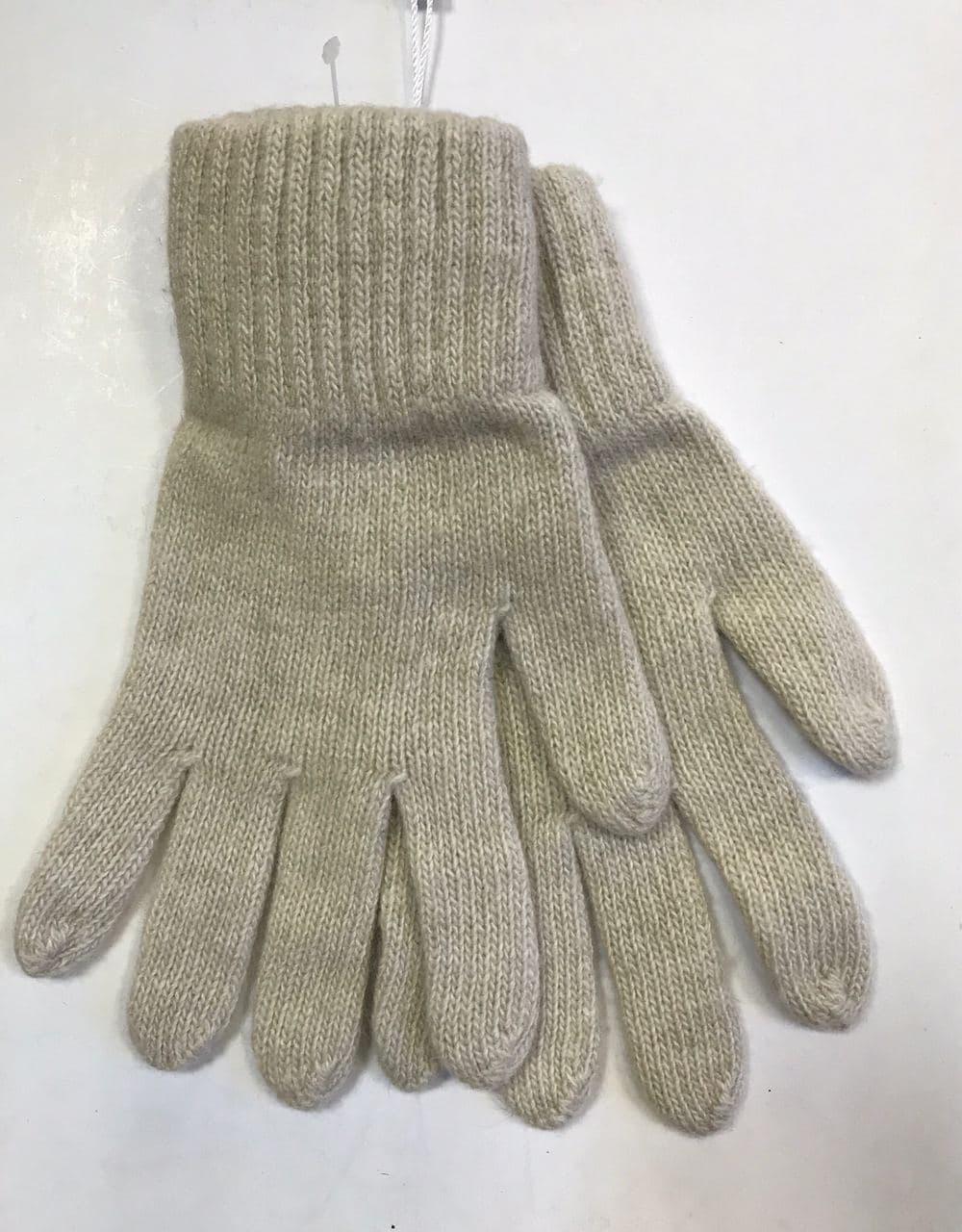 Теплі дитячі рукавички для дівчинки TRESTELLE Італія T18 396P бежевий весняна осінка демісезонна