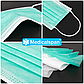 Маска захисна тришарова Medicalspan зеленого кольору, фото 4