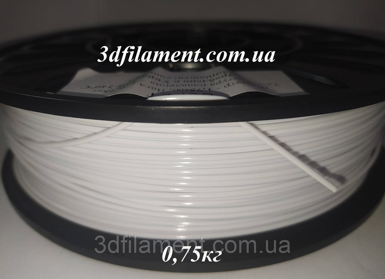 Пластик PetG (Copet) білий 1,75mm 0,75кг - фото 4 - id-p1297771273