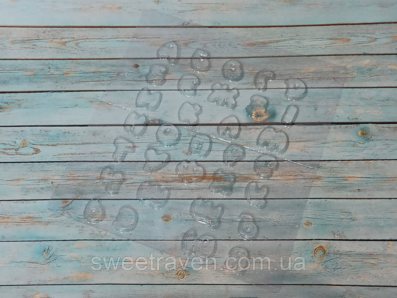 Пластикова форма для шоколаду Алфавіт, фото 1