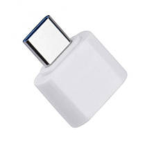 Адаптер/перехідник OTG Alitek Type-C — USB White, фото 3