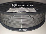 Пластик PetG (Copet) сірий 1,75 mm 0,75 кг, фото 5