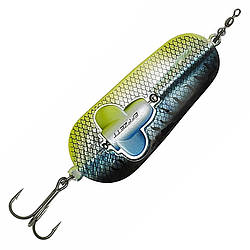 Блешня D•A•M EFFZETT® RATTLIN SPOON 40гр 80мм (колір-Blue Chartreuse UV)