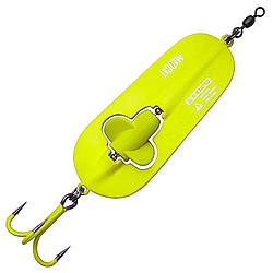 Блешня D•A•M MADCAT® A-STATIC RATTLIN' SPOON 110гр 110мм (колір-Fluo Yellow)