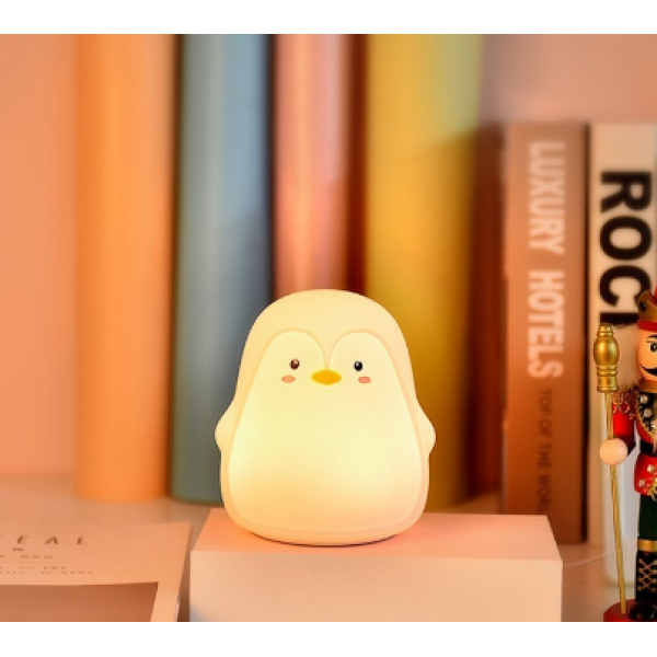 ОПТ ОПТ Силіконова іграшка-нічник пінгвін 3D toyslamp