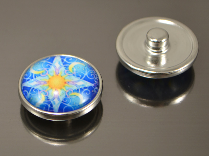 Кнопка Noosa скло, Сонце та Місяць #51, фото 1