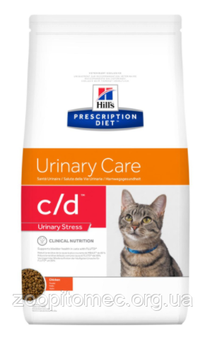 Лечебный корм для кошек HILL'S (Хиллс) PD Feline C/D Urinary Stress при ...