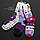 Подарунковий набір (6 пар) дитячих махрових шкарпеток Disney Violetta 6028-2, шикарна якість. Розмір 30-31, фото 4
