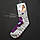 Дитячі махрові шкарпетки Disney Violetta 6028-3, шикарна якість. Розмір 30-31 колір СІРИЙ, фото 3
