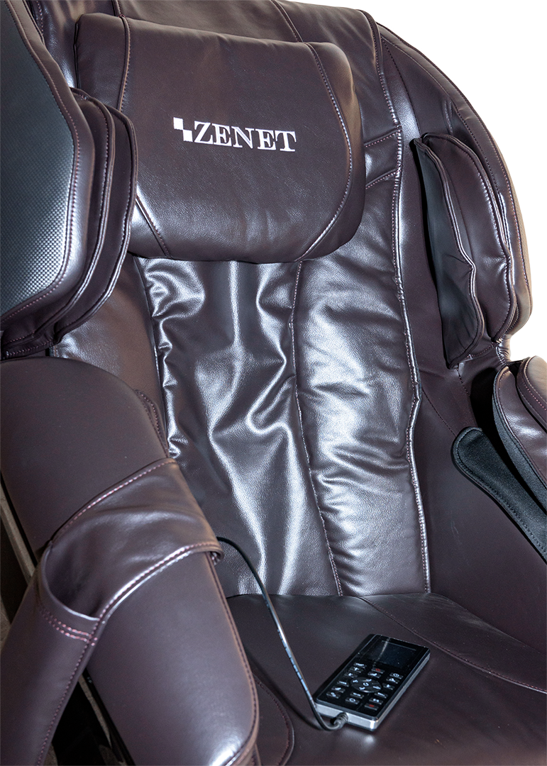 Массажное кресло Zenet ZET-1450 Коричневое - фото 5 - id-p1297833046