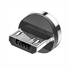 Магнітний конектор TOPK micro USB (S Connect) з передачею даних (3pin)