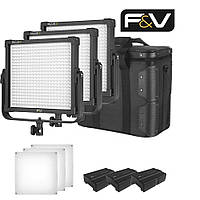 Постоянный студийный видеосвет LED F&V K4000 SE Daylight 3 Light Kit K4000 KIT КОМПЛЕКТ (3 лампы) (18022132)