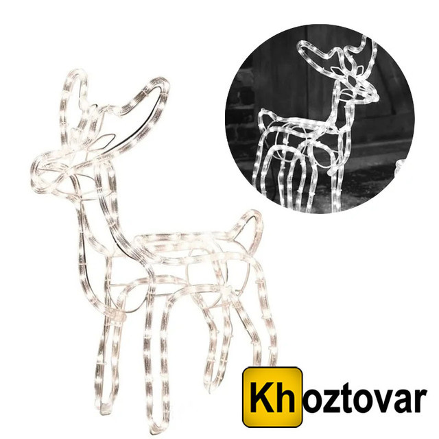 Світлодіодна новорічна фігура "Олень", фото 1