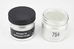 Пігмент перламутровий 754 біле срібло 50-500 μm, 70 мл