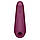 Вакуумный клитОральний стимулятор Satisfyer Curvy 1+ Rose Red с управлением через интернет, фото 4