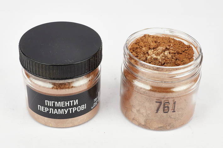 Пігмент перламутровий 761 бронза 10-60 μm, 70 мл, фото 1