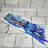 Шторка з фольги для фотозони, перламутрова блакитна хамелеон, 1х2 метри