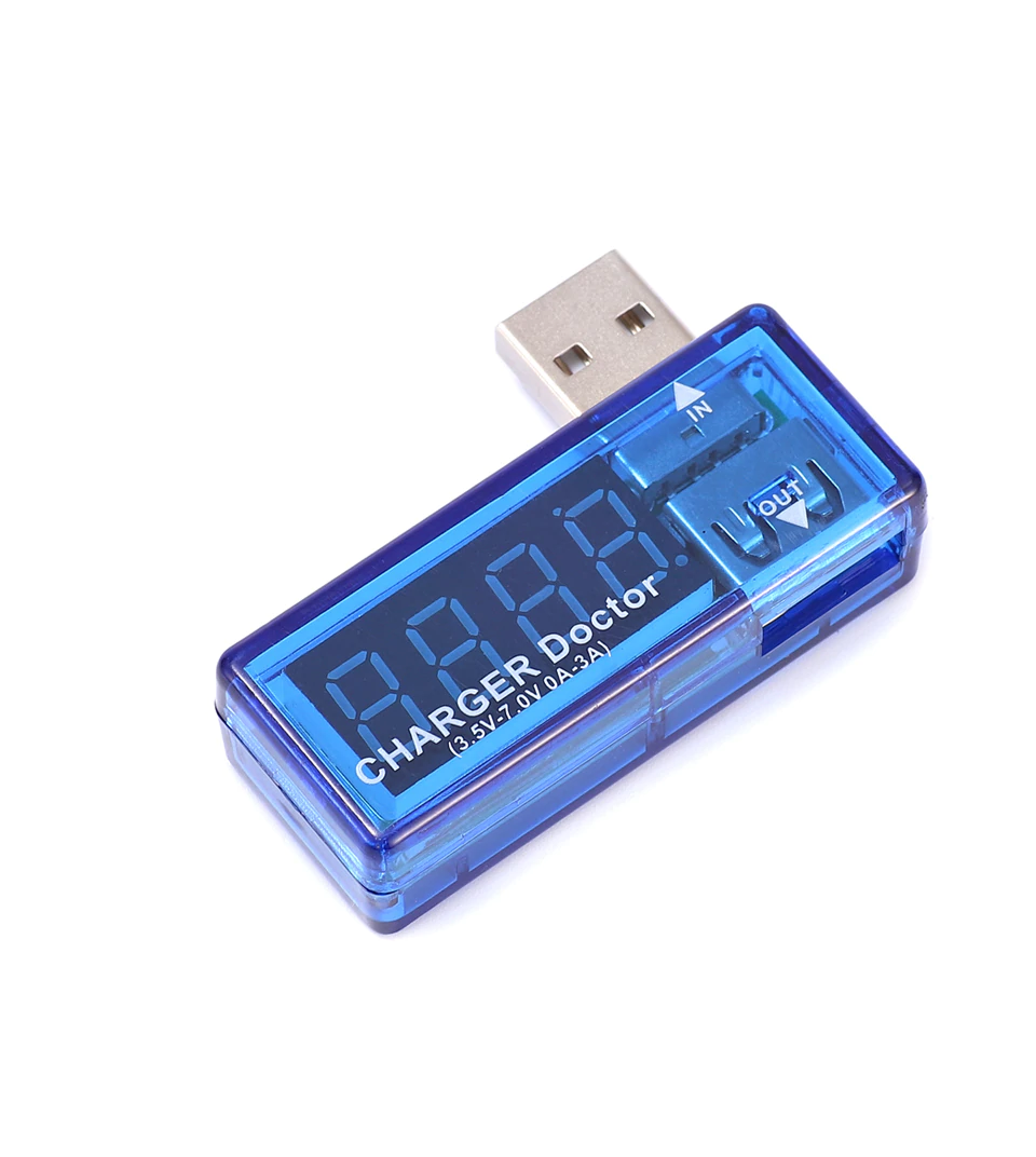 USB тестер струму та напруги, вольтметр, амперметр, фото 1